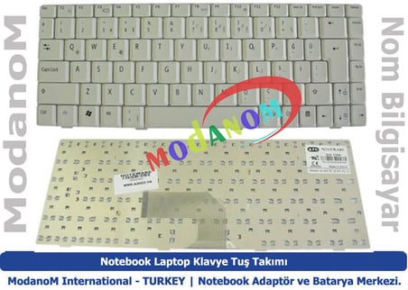 Asus Z35F Klavye Türkçe Gümüş Gri