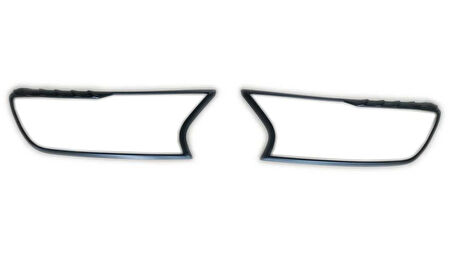 Ford Ranger 2012-2020 Far Çerçevesi Kaplama Siyah