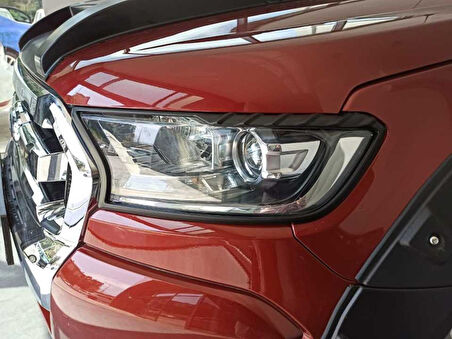 Ford Ranger 2012-2020 Far Çerçevesi Kaplama Siyah