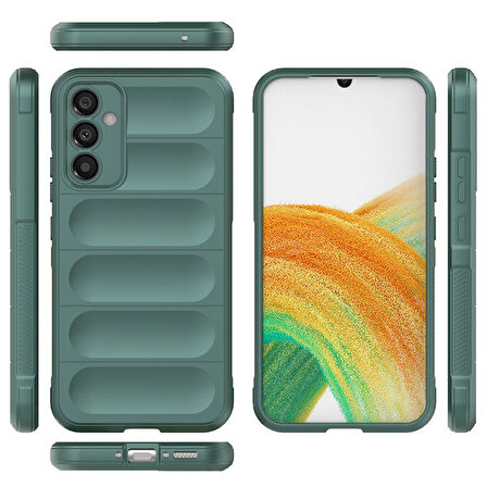 Gpack Samsung Galaxy M34 Kılıf Optimum Mat Kamera Korumalı Silikon