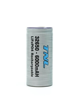 32650 6000mAH 3.2 LiFePO4 Başlıksız Şarj Edilebilir Pil