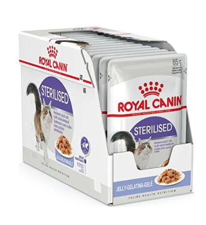 Royal Canin Jelly Sterilised Kısırlaştırılmış Yaş Kedi Maması 85 Gr x 12 Adet