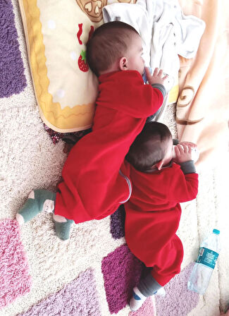 Yorni 18-36AY BEDEN, Bebek Çocuk Nakışlı Uzun Kollu Oeko-Tex Mikro Polar Uyku Tulumu Tog 2