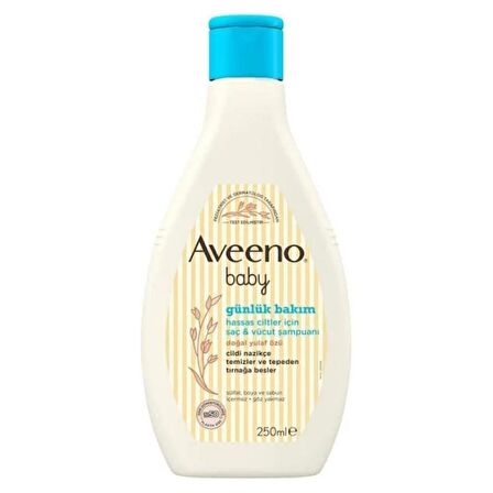 Aveeno Bebek Günlük Bakım Saç ve Vücut Şampuanı 250ml