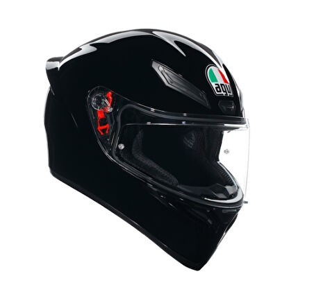 Agv K1 S Mono Black Kapalı Kask SİYAH