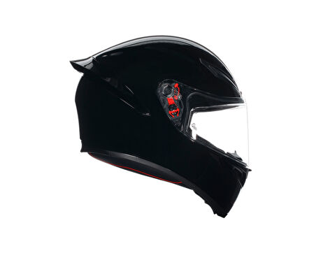 Agv K1 S Mono Black Kapalı Kask SİYAH