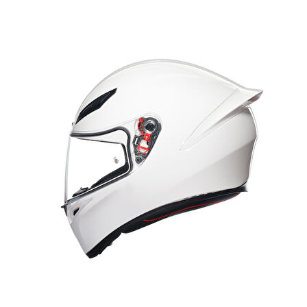 Agv K1 S Mono White Kapalı Kask
