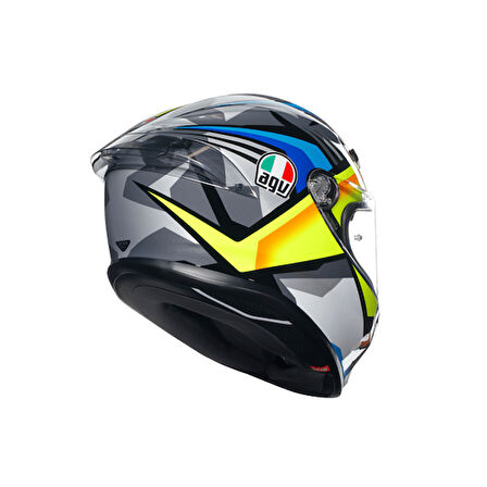 Agv K6 S Joan Black Blue Yellow Kapalı Kask