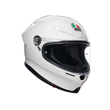 Agv K6 S Mono White Kapalı Kask