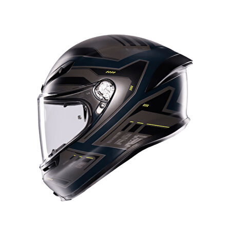 Agv K6 S Mplk Enhance Matt Grey Yellow Fluo Kapalı Kask