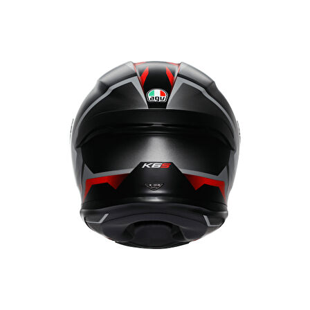 Agv K6 S Karve Matt Black White Red Configuration Kapalı Kask