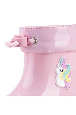 IGOR W10253 BIMBI UNICORNIO 010-ROSA ÇOCUK YAĞMUR ÇİZMESİ