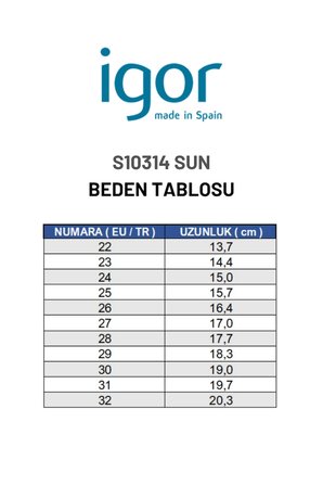 Igor Sun Çocuk Terlik - Okyanus S10314-225