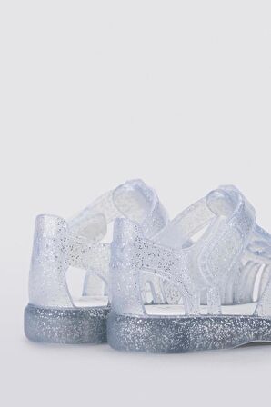 Tobby Gloss Glitter Kız Çocuk Şeffaf Simli Sandalet
