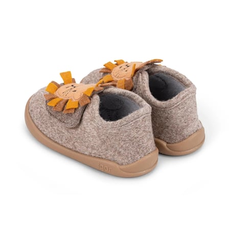 Igor Homie Leon Çocuk Aslan Desenli Panduf - Taupe W10329-183