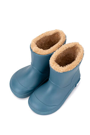 Igor Yogi Borreguito Çocuk Kürklü Yağmur Çizmesi - Petrol W10306-213