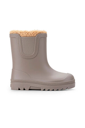 Igor Verona Borreguito Çocuk Kürklü Yağmur Çizmesi - Vizon W10340-183