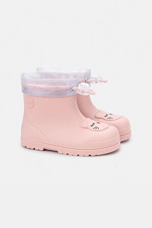 Igor Mendi Gato Borreguito Kız Çocuk İçi Kürklü Yağmur Çizmesi - Soft Pembe CC334-197