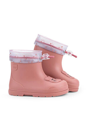 Igor Mendi Gato Borreguito Kız Çocuk İçi Kürklü Yağmur Çizmesi - Rose CC334-396