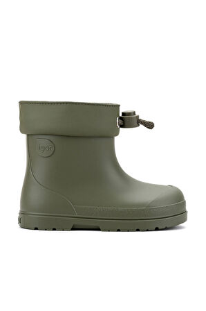 Igor Mendi Borreguito Çocuk İçi Kürklü Yağmur Çizmesi - Haki CC335-042