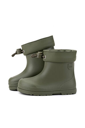 Igor Mendi Borreguito Çocuk İçi Kürklü Yağmur Çizmesi - Haki CC335-042