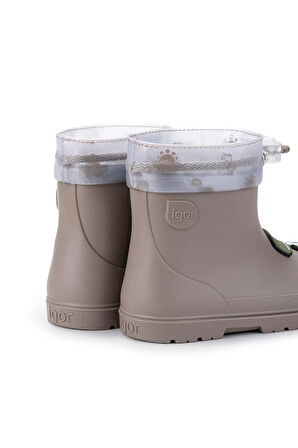 Igor Mendi Dino Borreguito Çocuk İçi Kürklü Yağmur Çizmesi - Vizon CC336-183