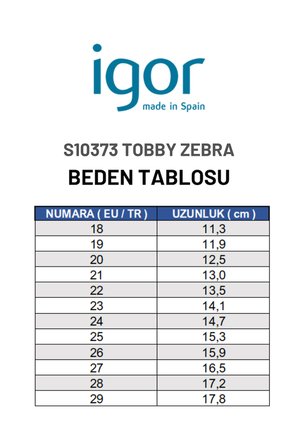 Igor Tobby Zebra Kız Çocuk Sandalet - Rosa S10373-383