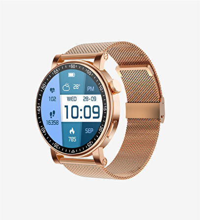 LinkTech S91 Premium LT Watch Akıllı Saat (Gold)