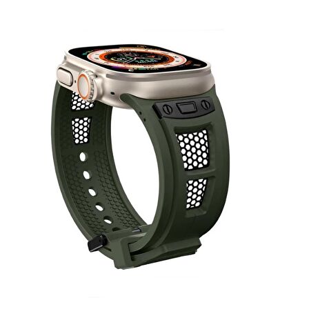 Gpack Apple Watch 4 5 42mm Kordon Hava Boşluklu Soft Silikon
