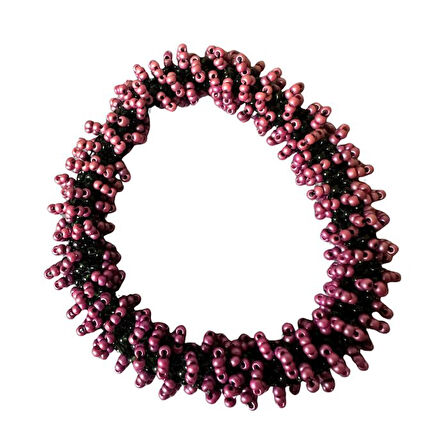 Uretti - Özlem 9422 9669 El Yapımı Mor Renk Kum Boncuk Bileklik