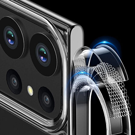 Gpack Samsung Galaxy S24 Ultra Kılıf Transparan Silikon Volks Kapak