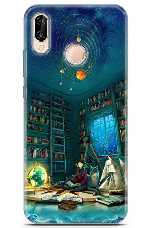 Huawei P20 Lite uyumlu Girls 32 Koruma Evren ve Odam