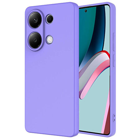 Gpack Xiaomi Redmi Note 13 Pro 4G Kılıf Mara Lansman Silikon Mat Soft Kamera Korumalı