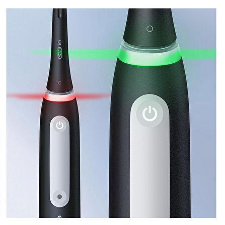 Oral-B iO 4 Şarjlı Diş Fırçası Seti 2'li - Mat Siyah / Beyaz