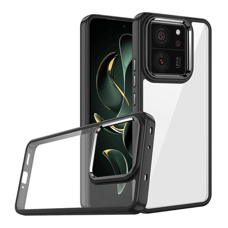 Gpack Xiaomi Mi 13T 13T Pro Kılıf Flora Sert Silikon Arkası Cam Şeffaf