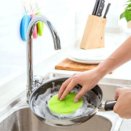 caselka® 2'li Kir Tutmaz Tırtıklı Yüzey Bulaşık Yıkama Pedi