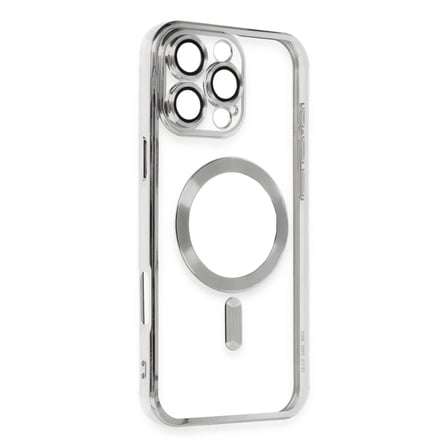 Apple iPhone 16 Pro Kılıf Kross Magneticsafe Kapak - Gümüş
