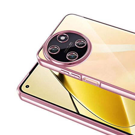 Gpack Realme 11 4G Kılıf Logo Gösteren Kamera Korumalı Silikon