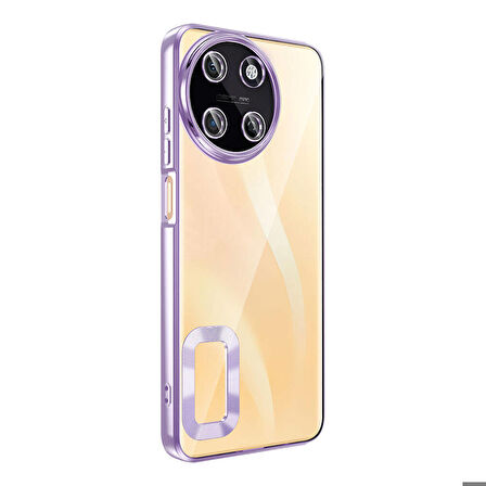 Gpack Realme 11 4G Kılıf Logo Gösteren Kamera Korumalı Silikon