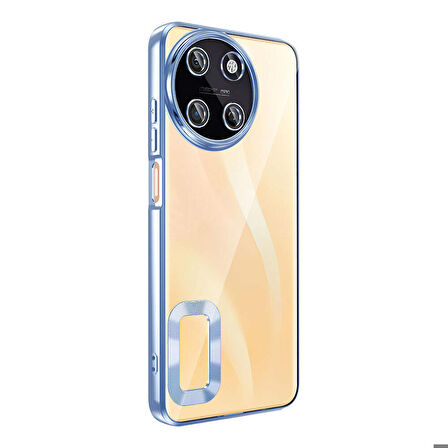 Gpack Realme 11 4G Kılıf Logo Gösteren Kamera Korumalı Silikon