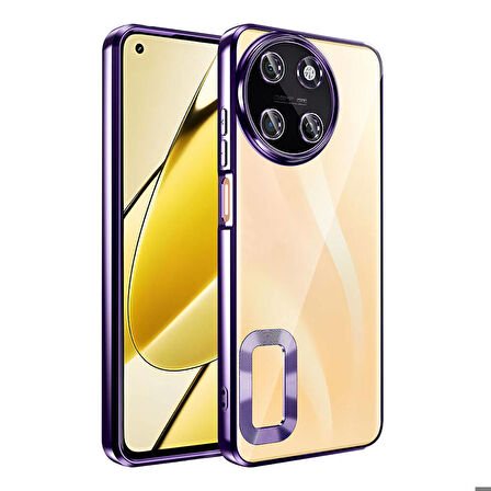 Gpack Realme 11 4G Kılıf Logo Gösteren Kamera Korumalı Silikon