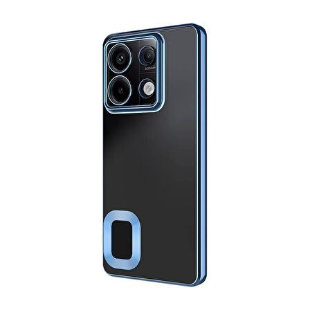 Gpack Xiaomi Redmi Note 13 Pro 4G Kılıf Logo Gösteren Kamera Korumalı Silikon