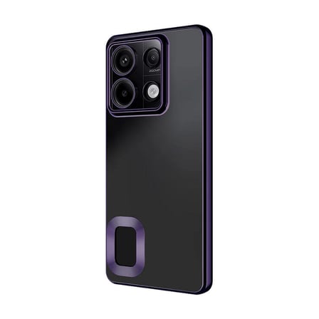 Gpack Xiaomi Poco M6 Pro Kılıf Logo Gösteren Kamera Korumalı Silikon