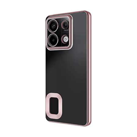 Gpack Xiaomi Poco M6 Pro Kılıf Logo Gösteren Kamera Korumalı Silikon