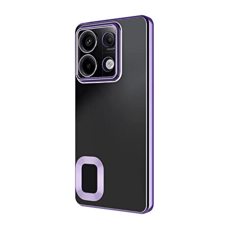 Gpack Xiaomi Poco M6 Pro Kılıf Logo Gösteren Kamera Korumalı Silikon