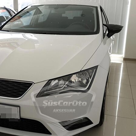 Seat Leon MK3 MK3.5 2012-2020 Batman Yarasa Ayna Kapağı Piano Black ABS Plastik