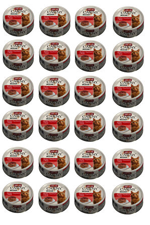 Animonda Carny Ocean Ton ve Sığır Etli Kedi Konserve 80 Gr. X 24 Adet