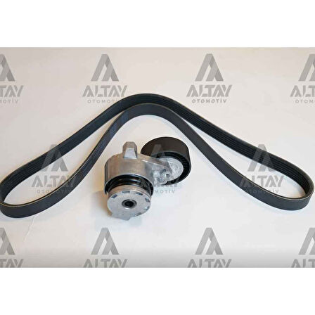 VANTİLATÖR GERGİ SETİ MEGANE / CLIO / KANGOO / FLUENCE / CAPTUR / KADJAR / QASHQAI / MERCEDES C180 / 08= / 6PK1200 KAYIŞLI