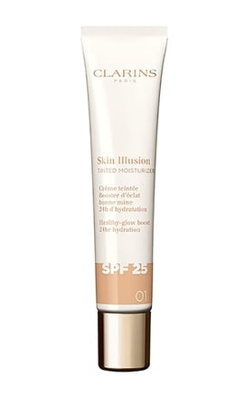 Clarins Skin Illusion - SPF25 İçeren Renkli Nemlendirici 01