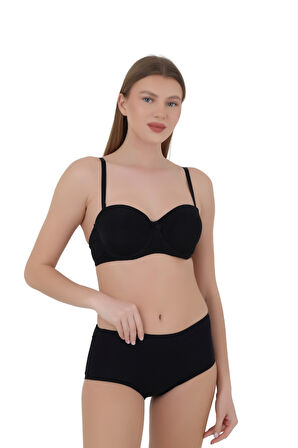 Kadın Yüksek Bel Toparlayıcı Külot - Ekstra Yumuşak 3'lü Özel Paket (Siyah, Beyaz, Ten Renk)